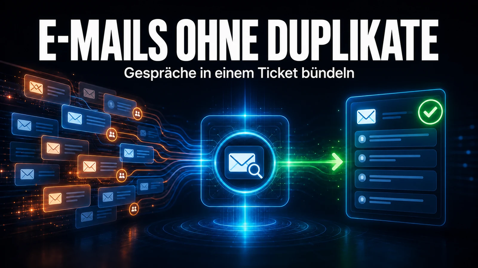 Wie Sie Duplikate vermeiden und E-Mails im GLPI analysieren