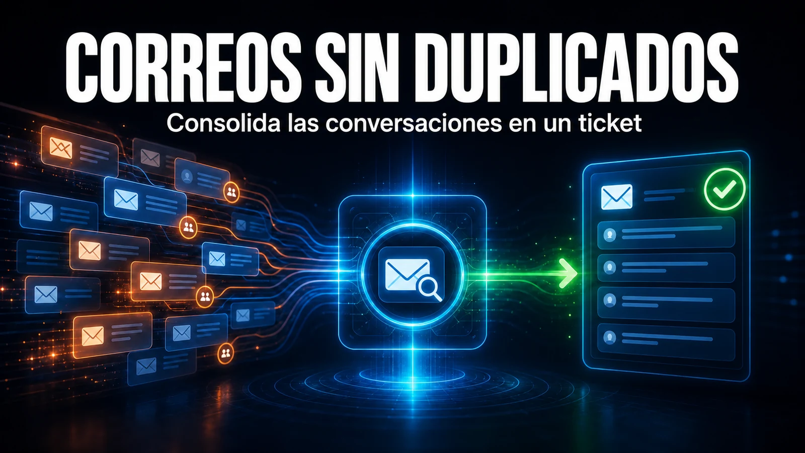 Cómo evitar tickets duplicados y analizar correos en GLPI