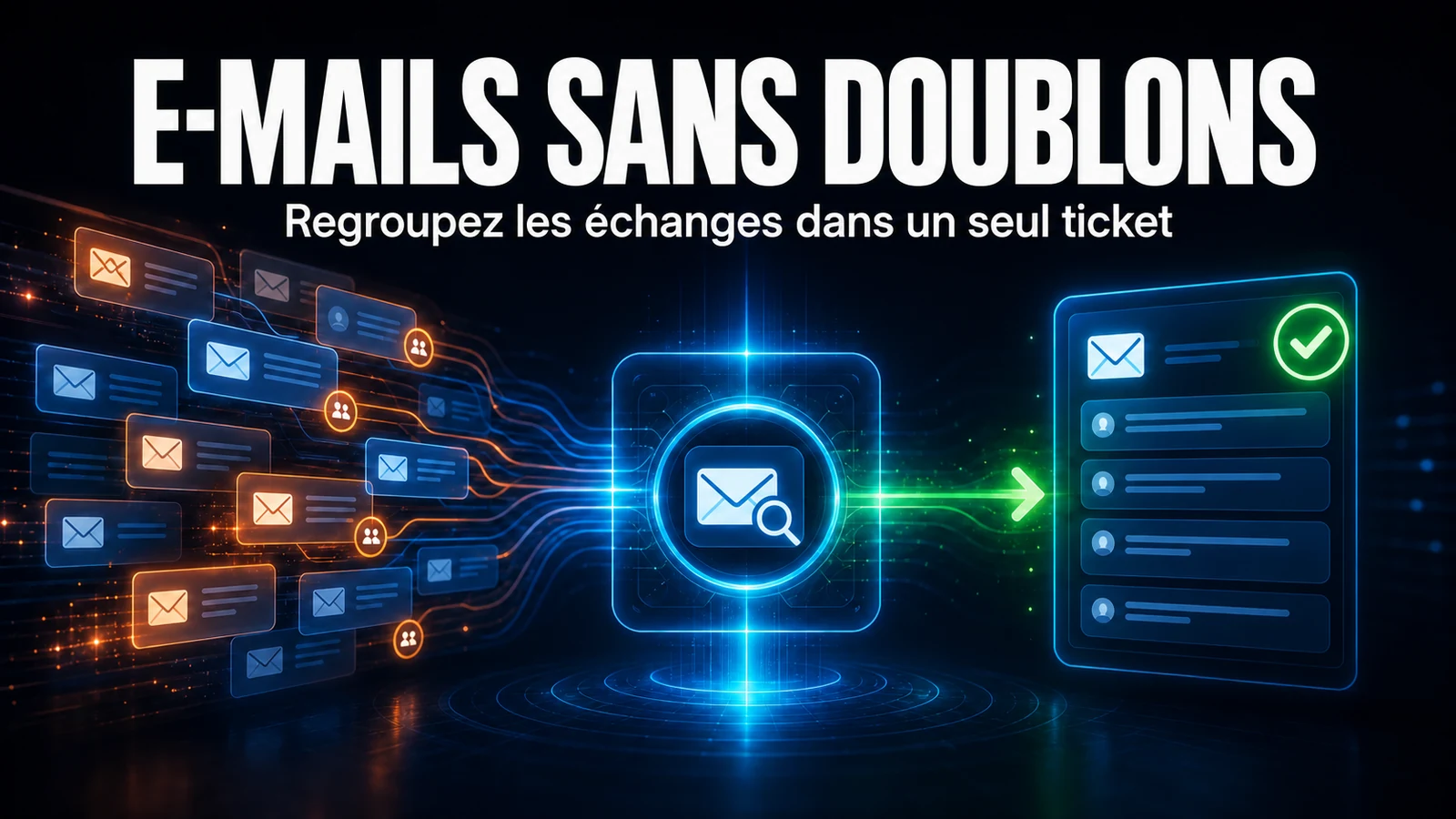 Comment éviter les tickets en double et analyser les e-mails dans GLPI