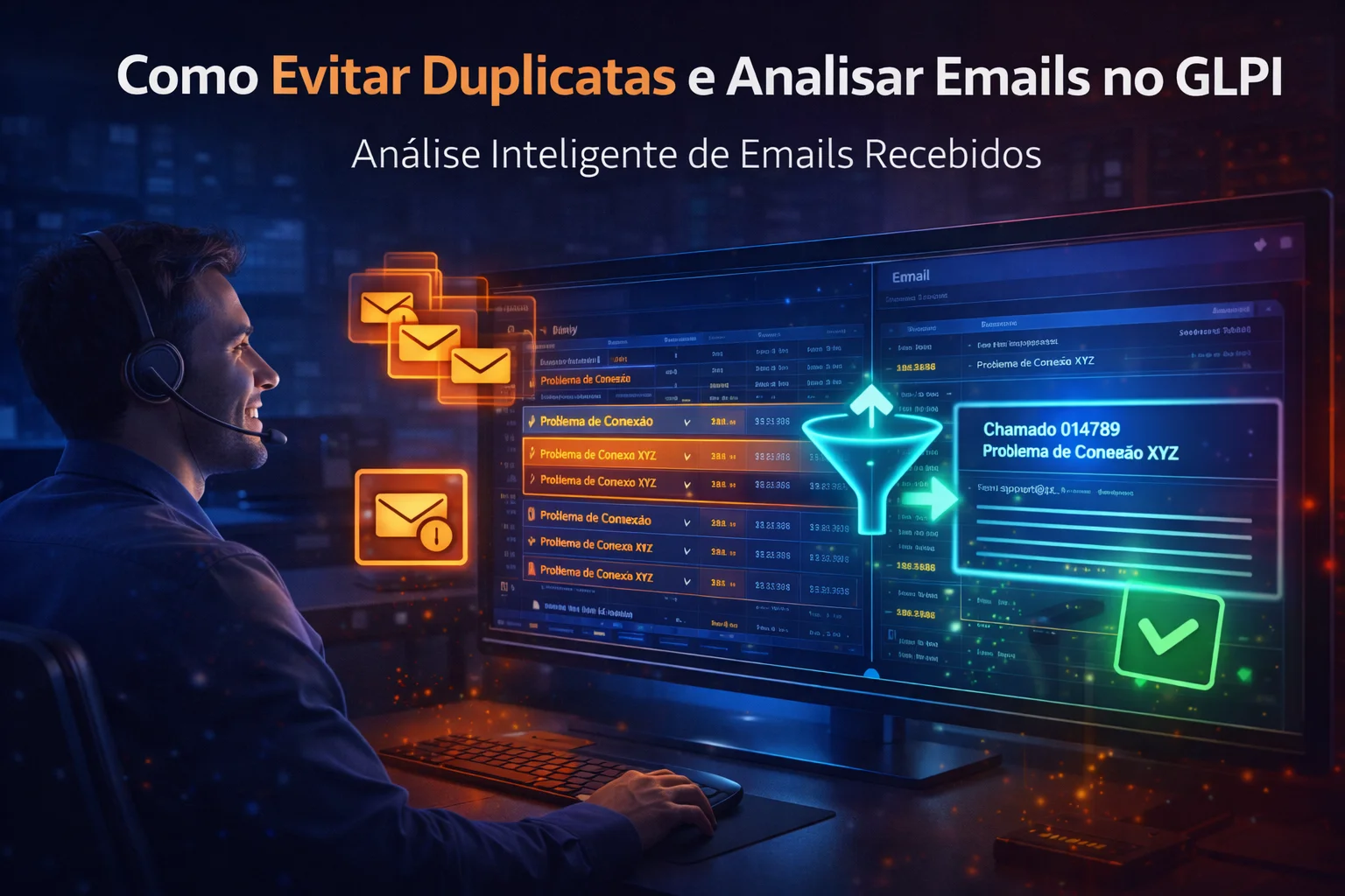 Cómo evitar duplicados y analizar emails en GLPI