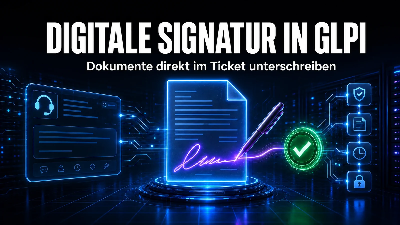Elektronische Signatur von Dokumenten in GLPI mit DocuSeal