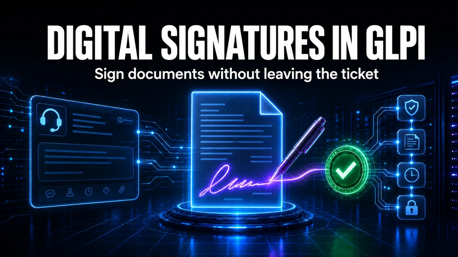 Electronic document signing in GLPI with DocuSeal