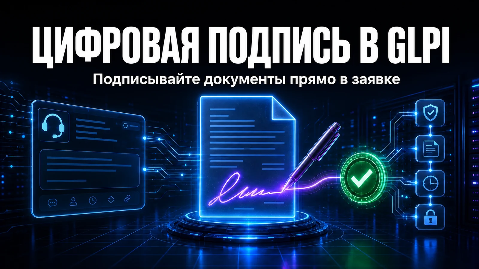 Электронная подпись документов в GLPI с DocuSeal