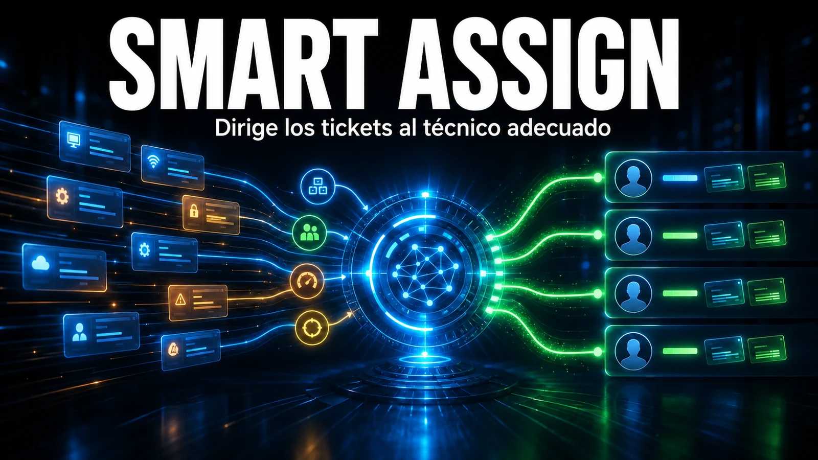 Asignación automática de tickets en GLPI con Smart Assign