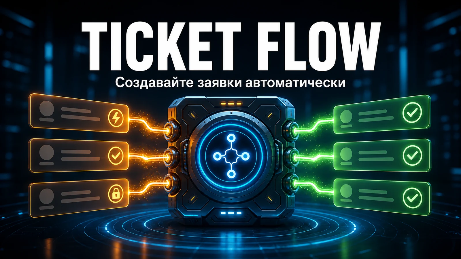 Автоматическое создание заявок в GLPI с Ticket Flow