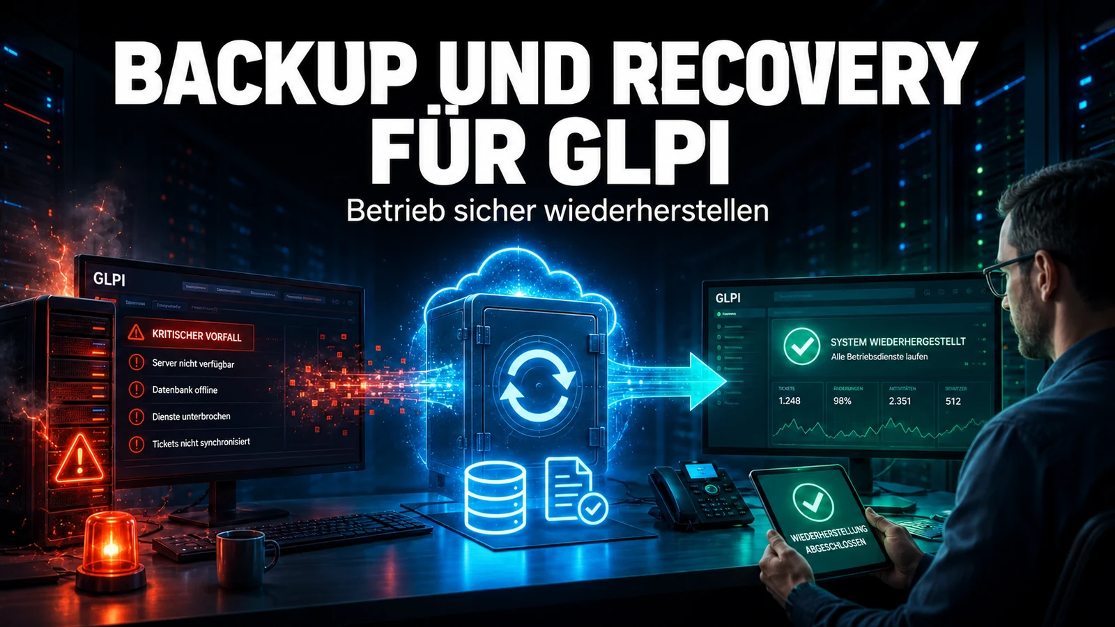 Backup und Disaster Recovery im GLPI: der umfassende Leitfaden
