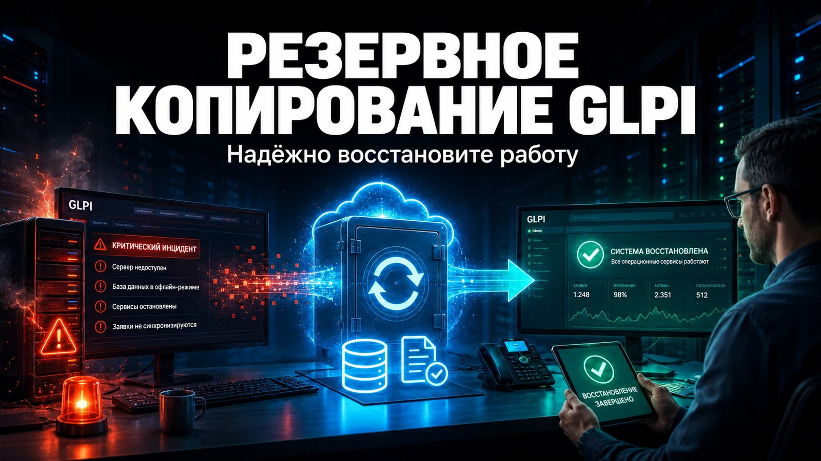 Резервное копирование и аварийное восстановление GLPI: полное руководство