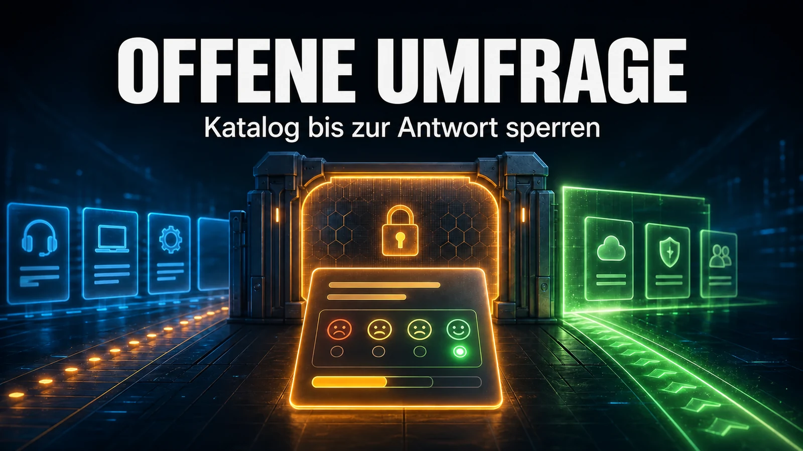 Servicekatalog bei offener Zufriedenheitsumfrage in GLPI sperren