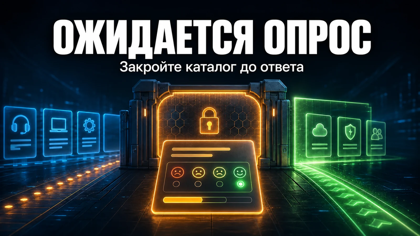 Как заблокировать каталог услуг GLPI при неотвеченных опросах