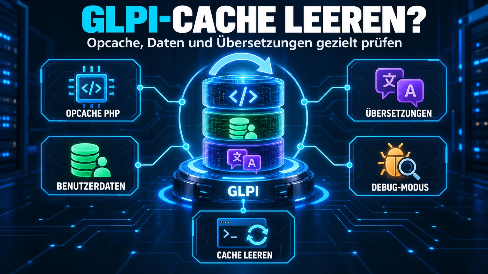 GLPI-Cache: Warum Ihre Änderung nicht auf dem Bildschirm erscheint