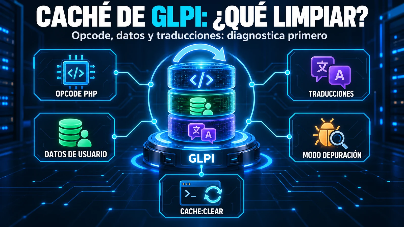 Caché del GLPI: por qué tu cambio no aparece en pantalla
