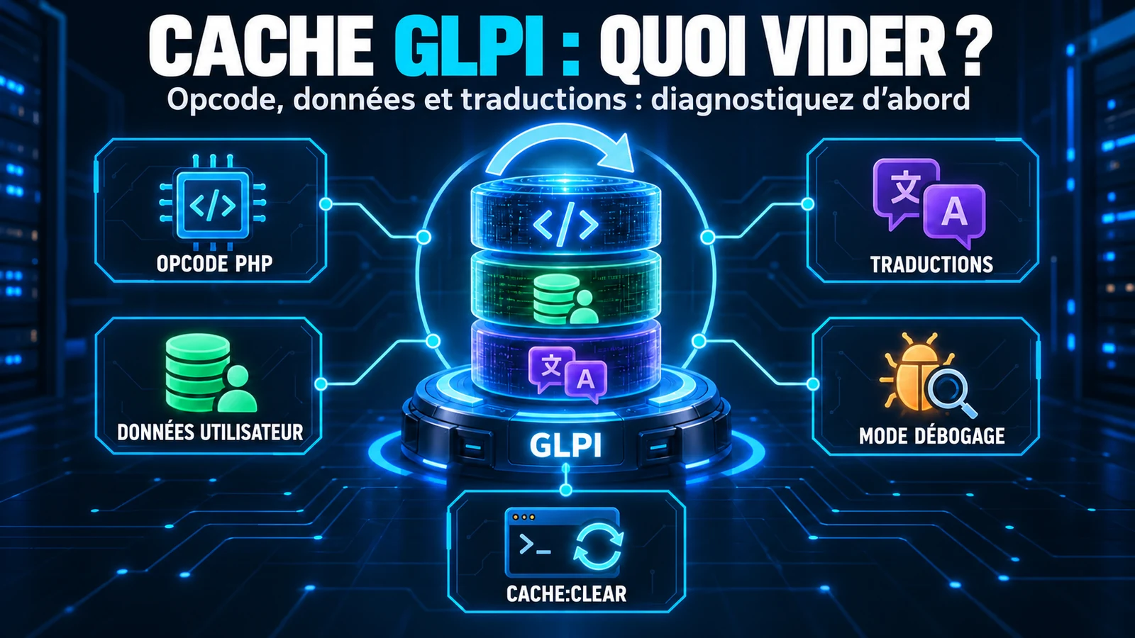 Cache de GLPI : pourquoi votre modification n'apparaît pas