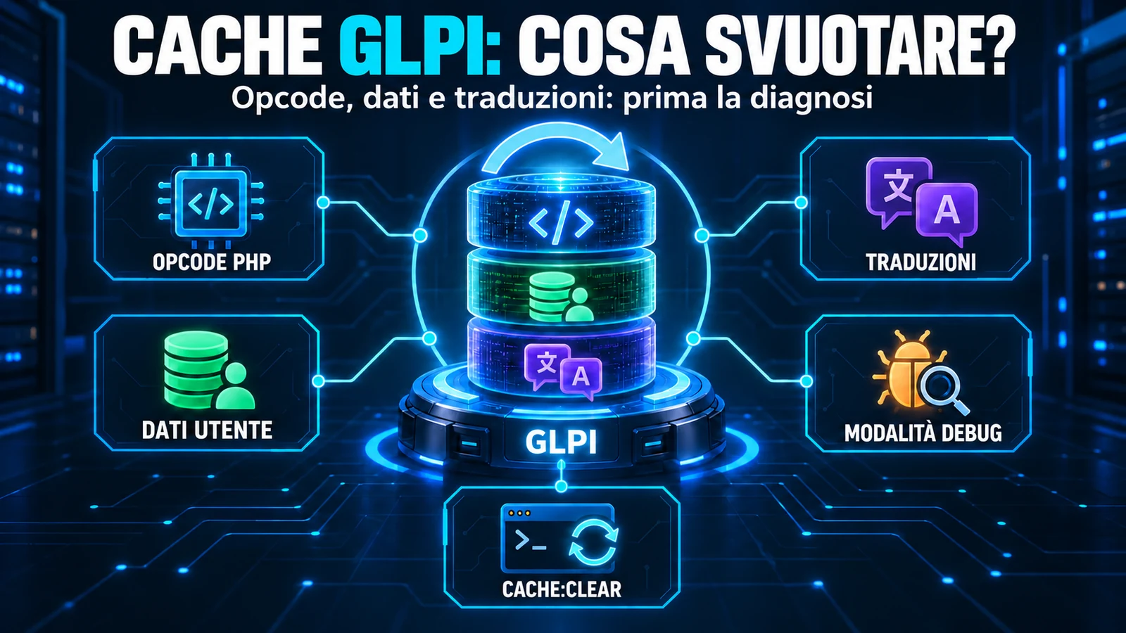 Cache di GLPI: perché la Sua modifica non compare a schermo