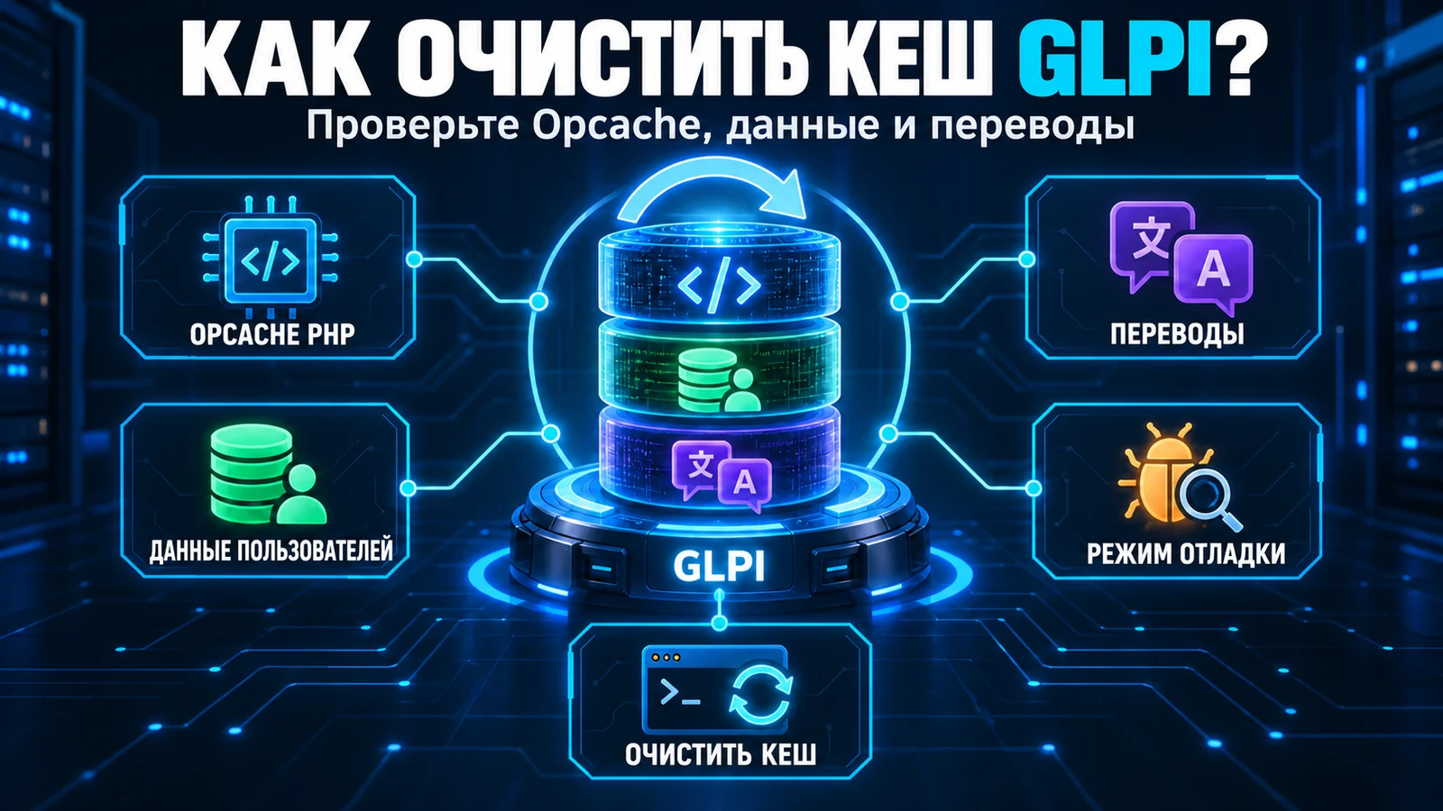 Кеш GLPI: почему ваше изменение не появляется на экране