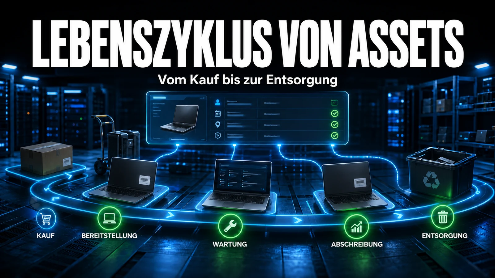Asset-Lebenszyklus mit GLPI: vom Kauf bis zur Entsorgung