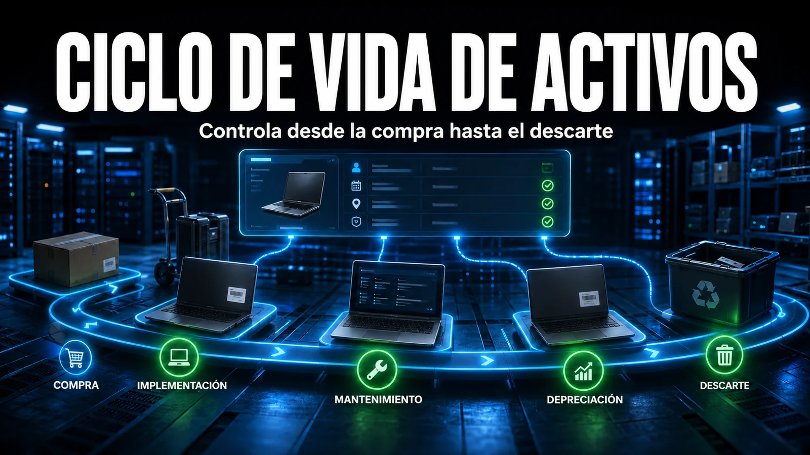 Ciclo de Vida de Activos con GLPI: De la Compra al Descarte