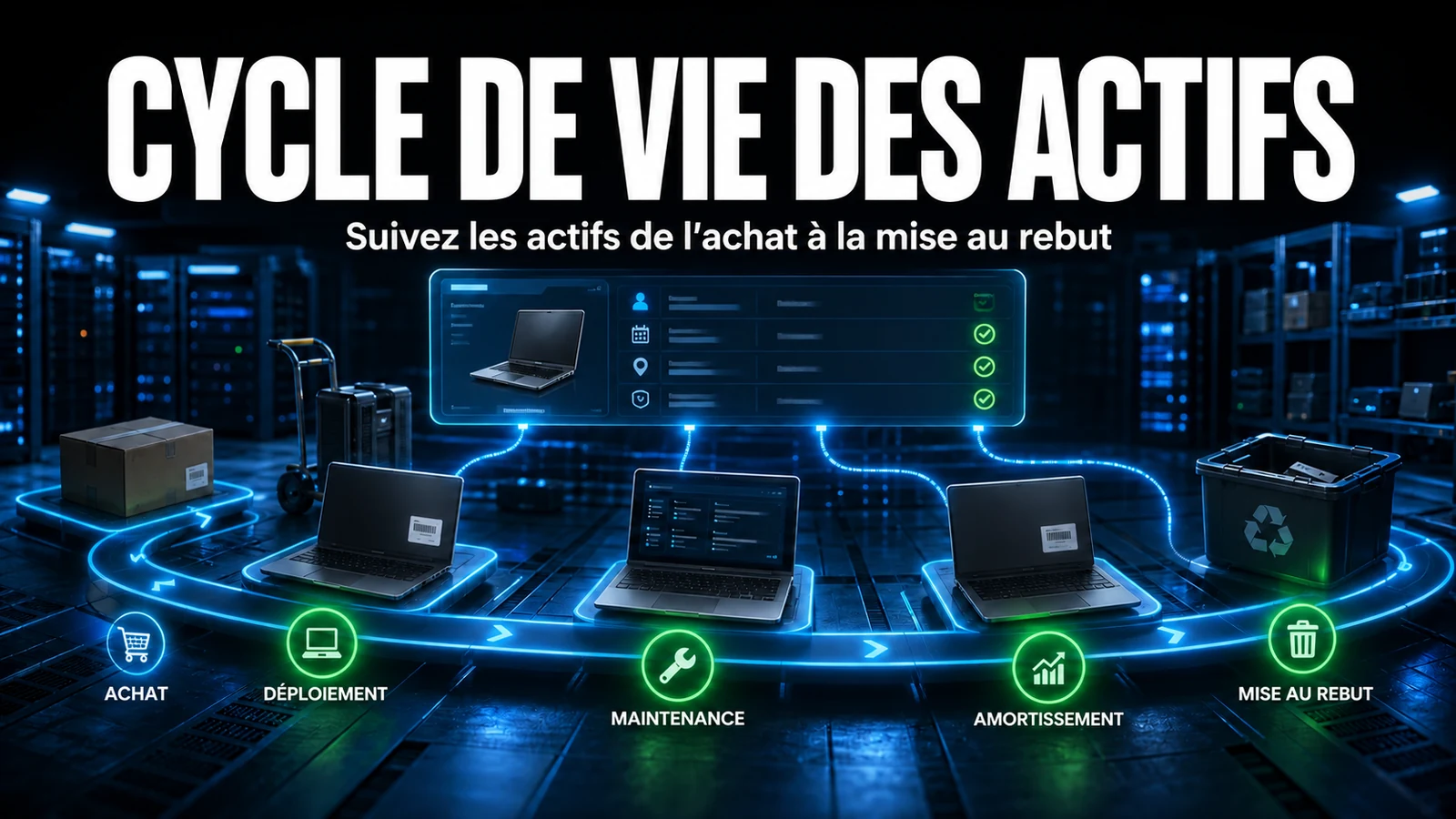 Cycle de Vie des Actifs avec GLPI : De l'Achat à la Mise au Rebut