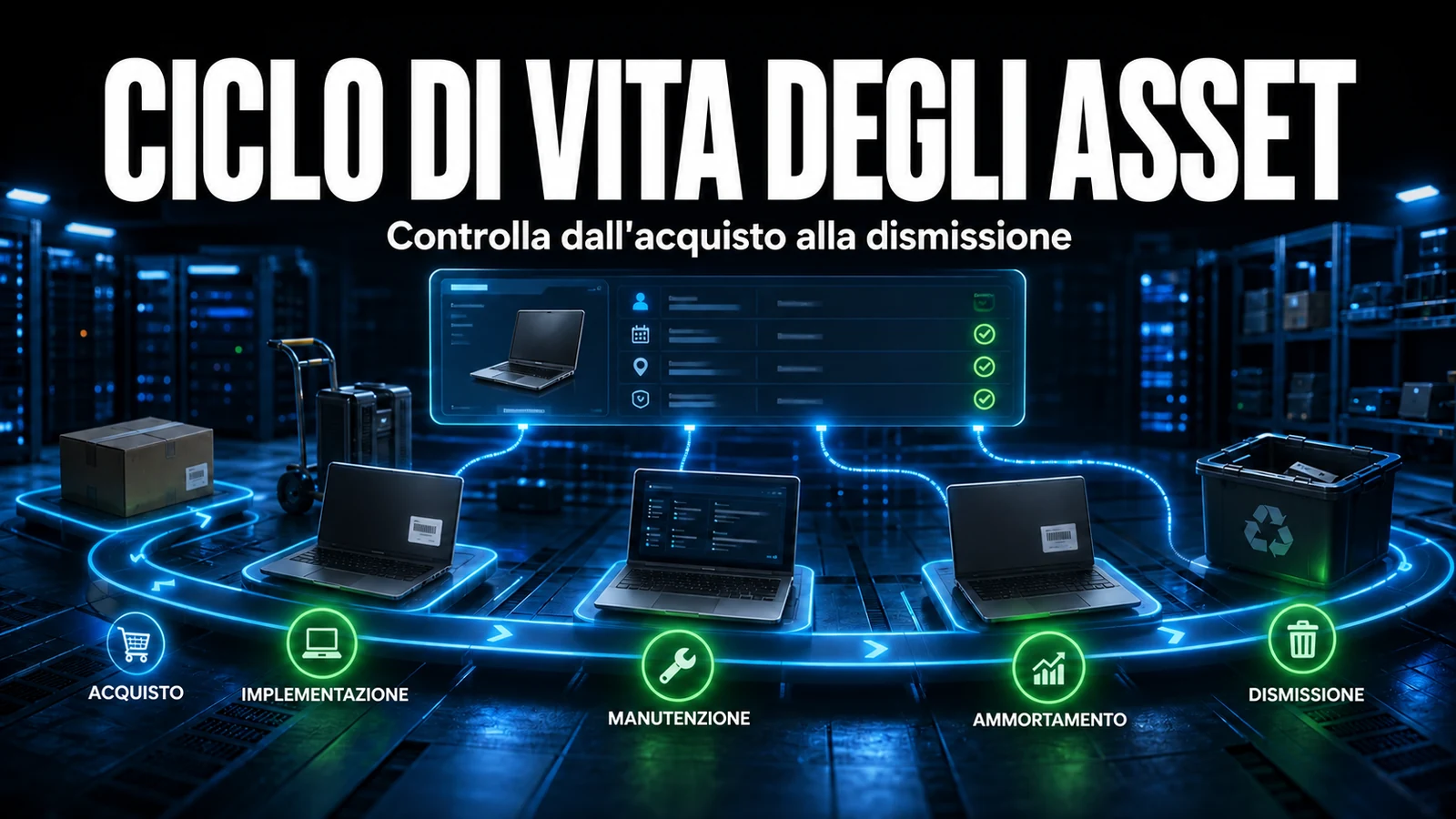 Ciclo di Vita degli Asset con GLPI: dall'Acquisto alla Dismissione