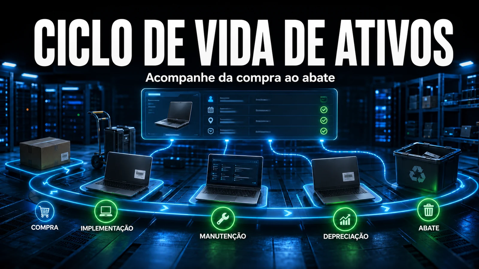 Ciclo de Vida de Ativos com GLPI: Da Compra ao Abate
