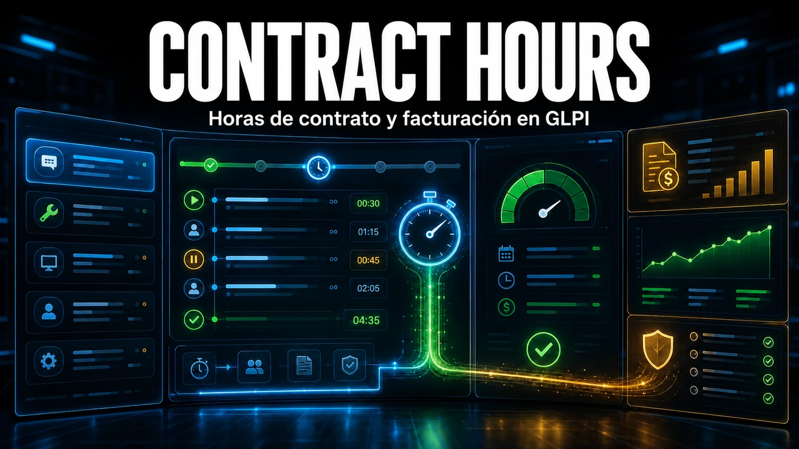 Control de horas por contrato en GLPI con Contract Hours