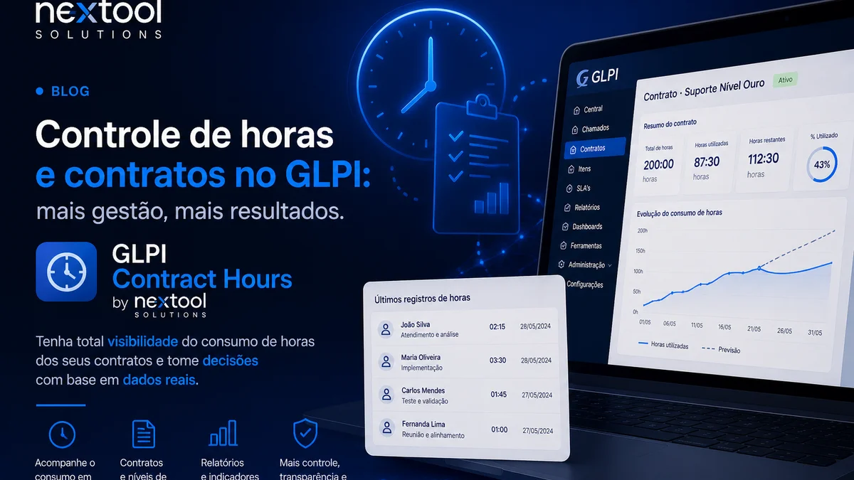 Controle de horas por contrato no GLPI com Contract Hours