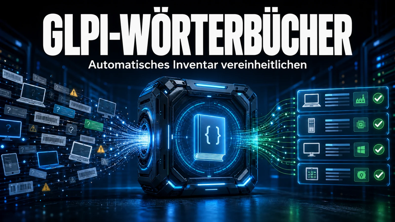 Wörterbücher im GLPI: So vereinheitlichen Sie das automatische Inventar