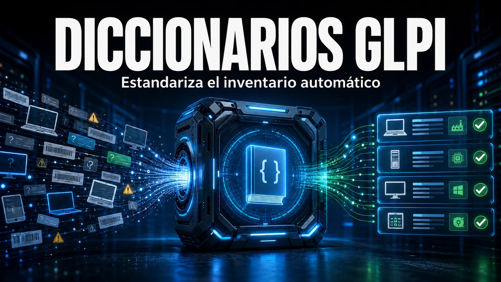 Diccionarios de GLPI: cómo estandarizar el inventario automático