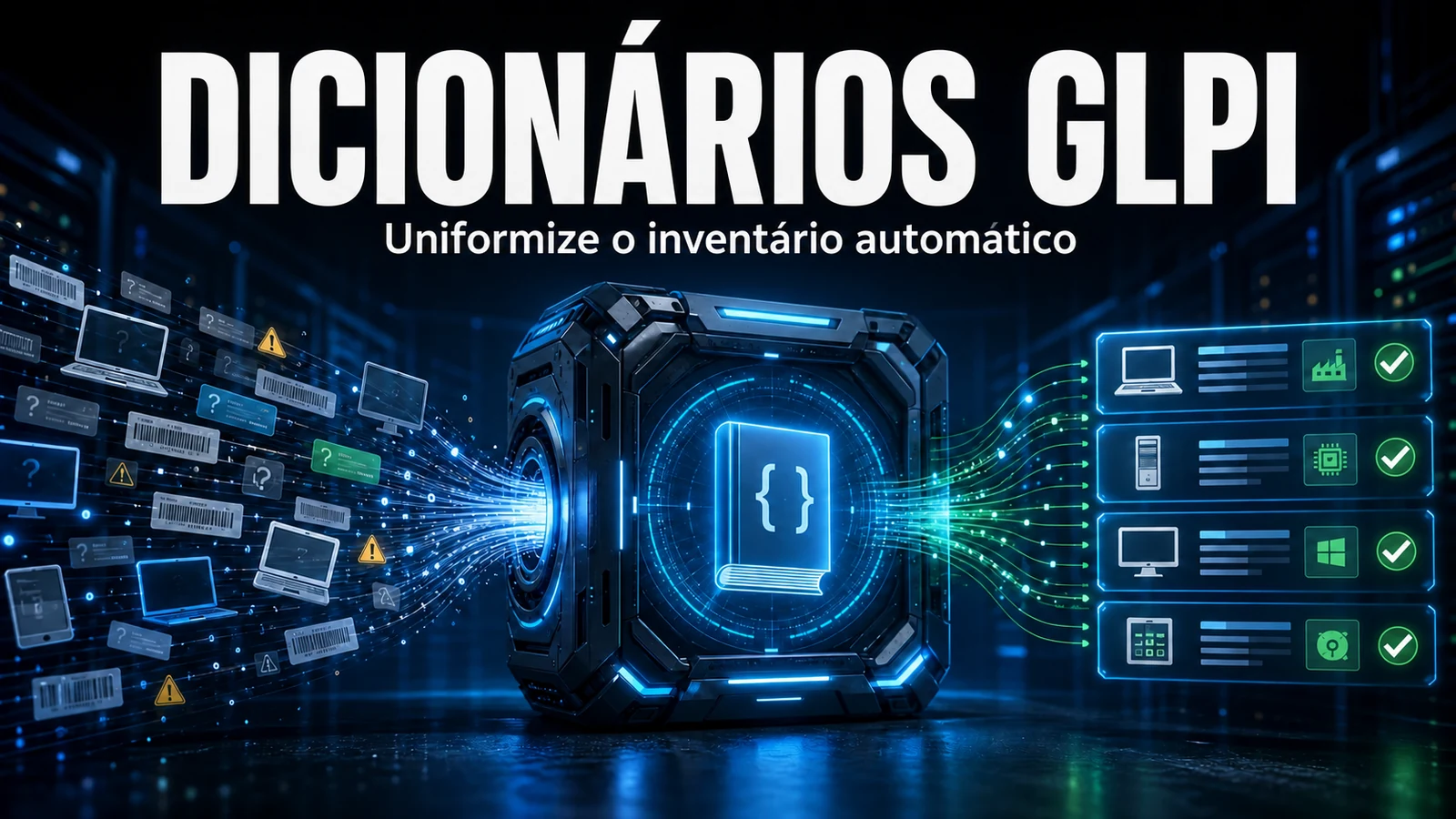 Dicionários no GLPI: como padronizar o inventário automático