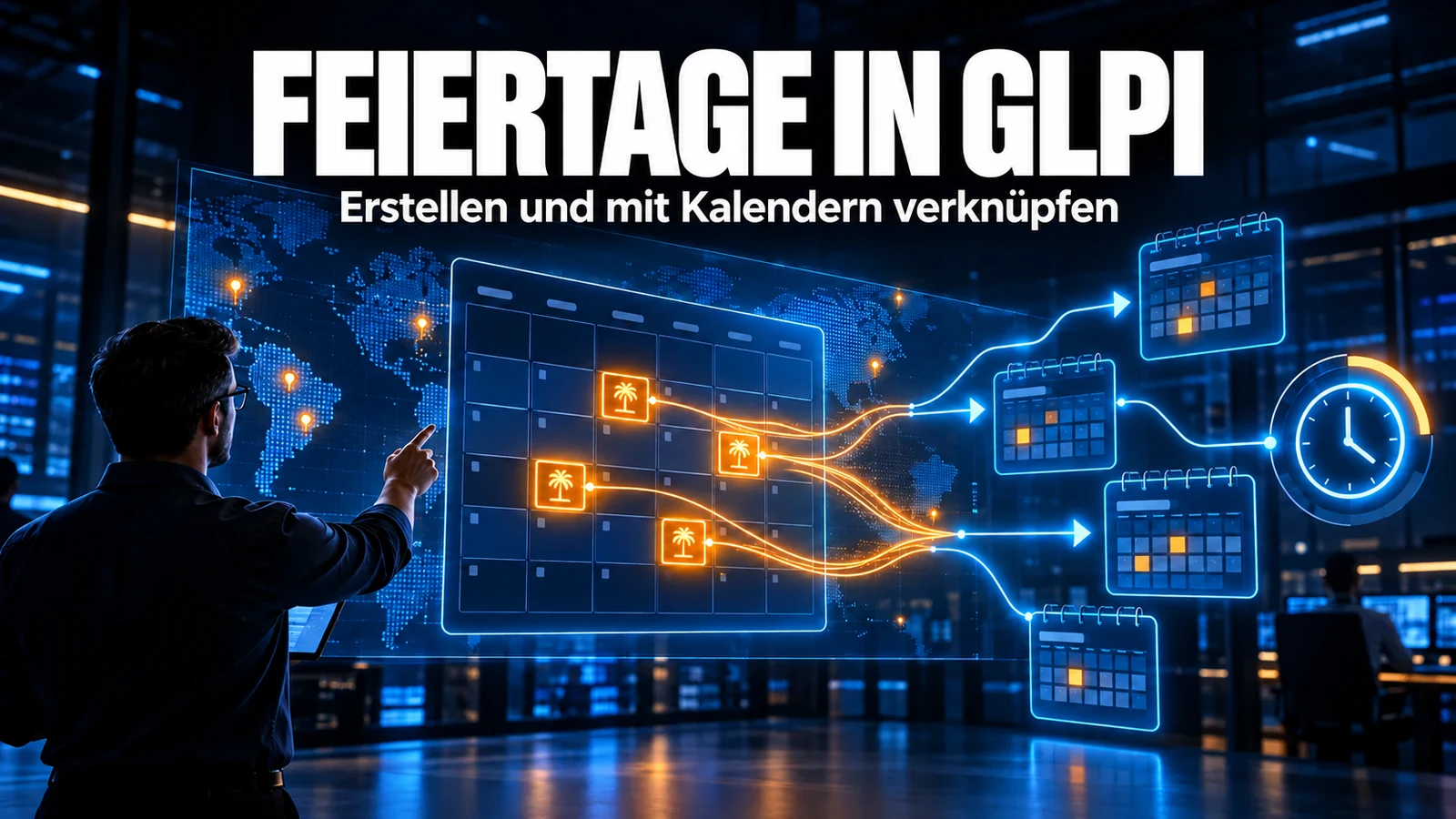 Feiertage im GLPI: für jedes Land erzeugen und auf einmal mit den Kalendern verknüpfen