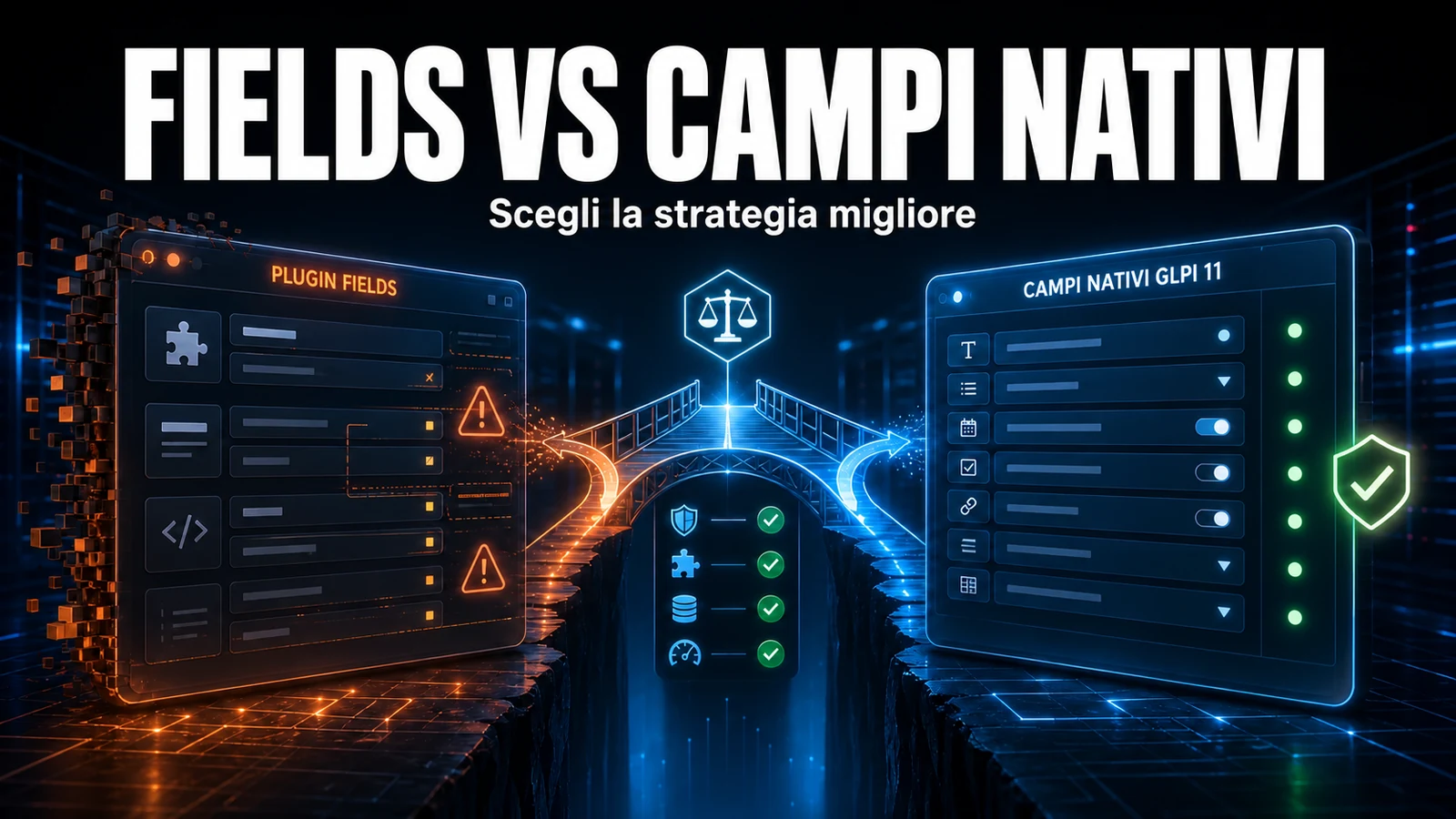 Plugin Fields vs campi personalizzati nativi in GLPI 11