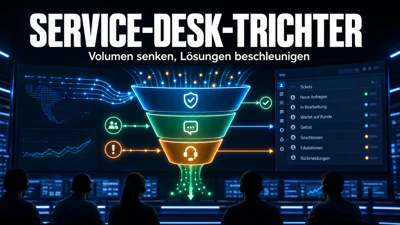 Service-Desk-Trichter: So strukturieren Sie ihn im GLPI