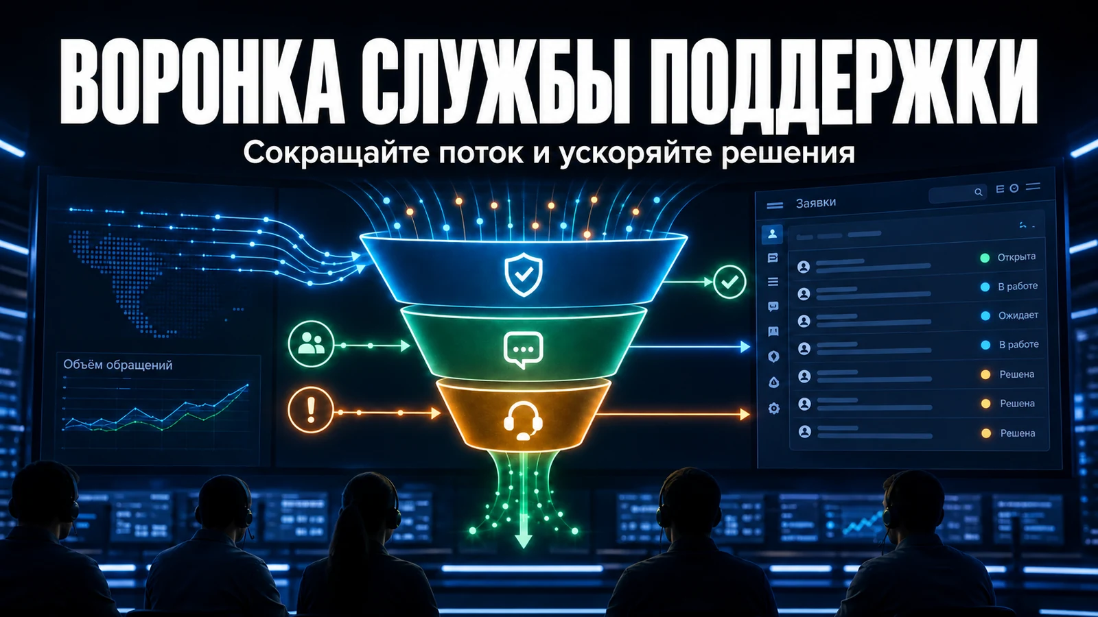 Воронка обслуживания: как выстроить её в GLPI