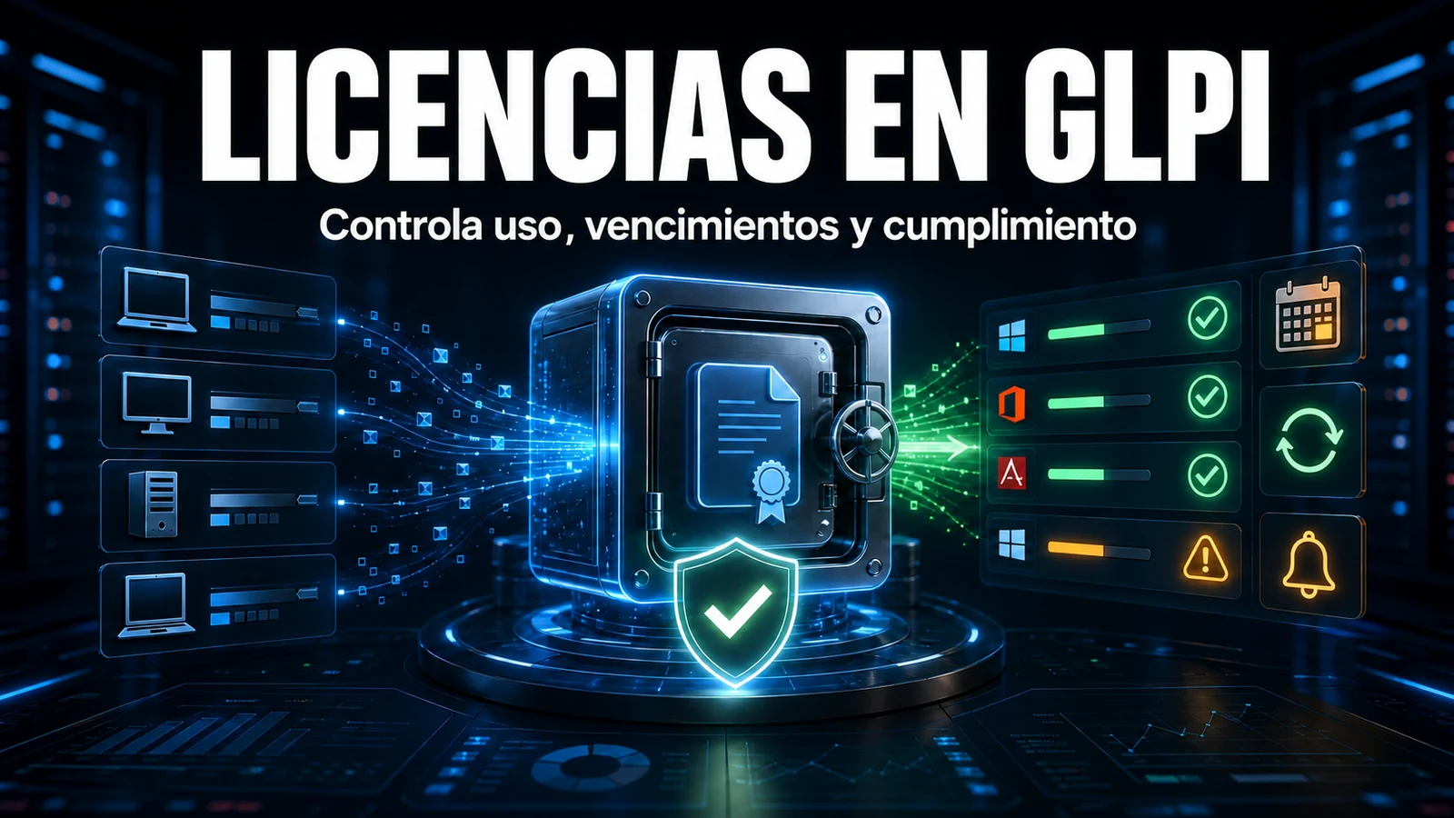 Gestión de licencias de software en GLPI