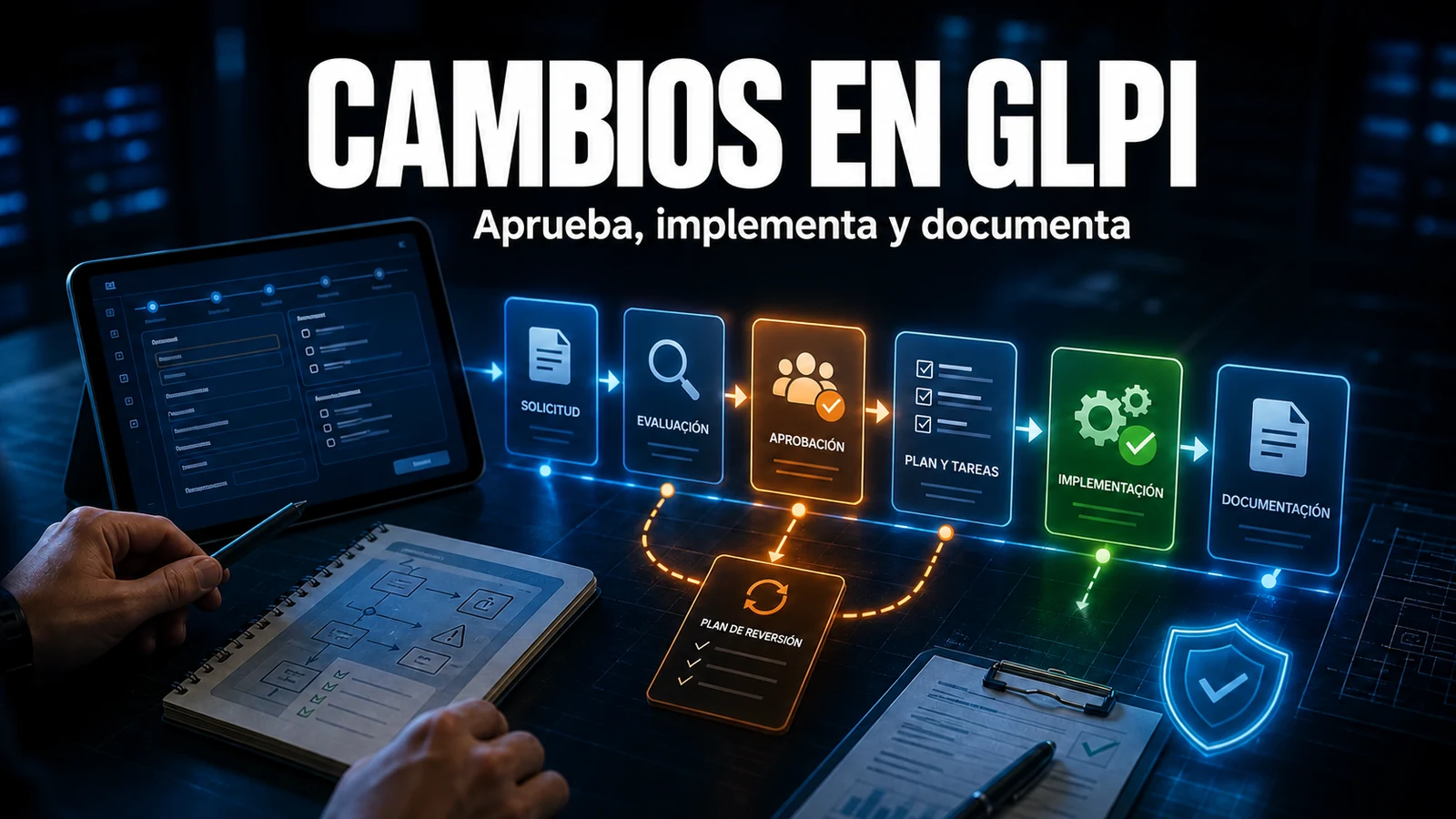 Gestión de Cambios con GLPI: Ciclo de Vida Completo