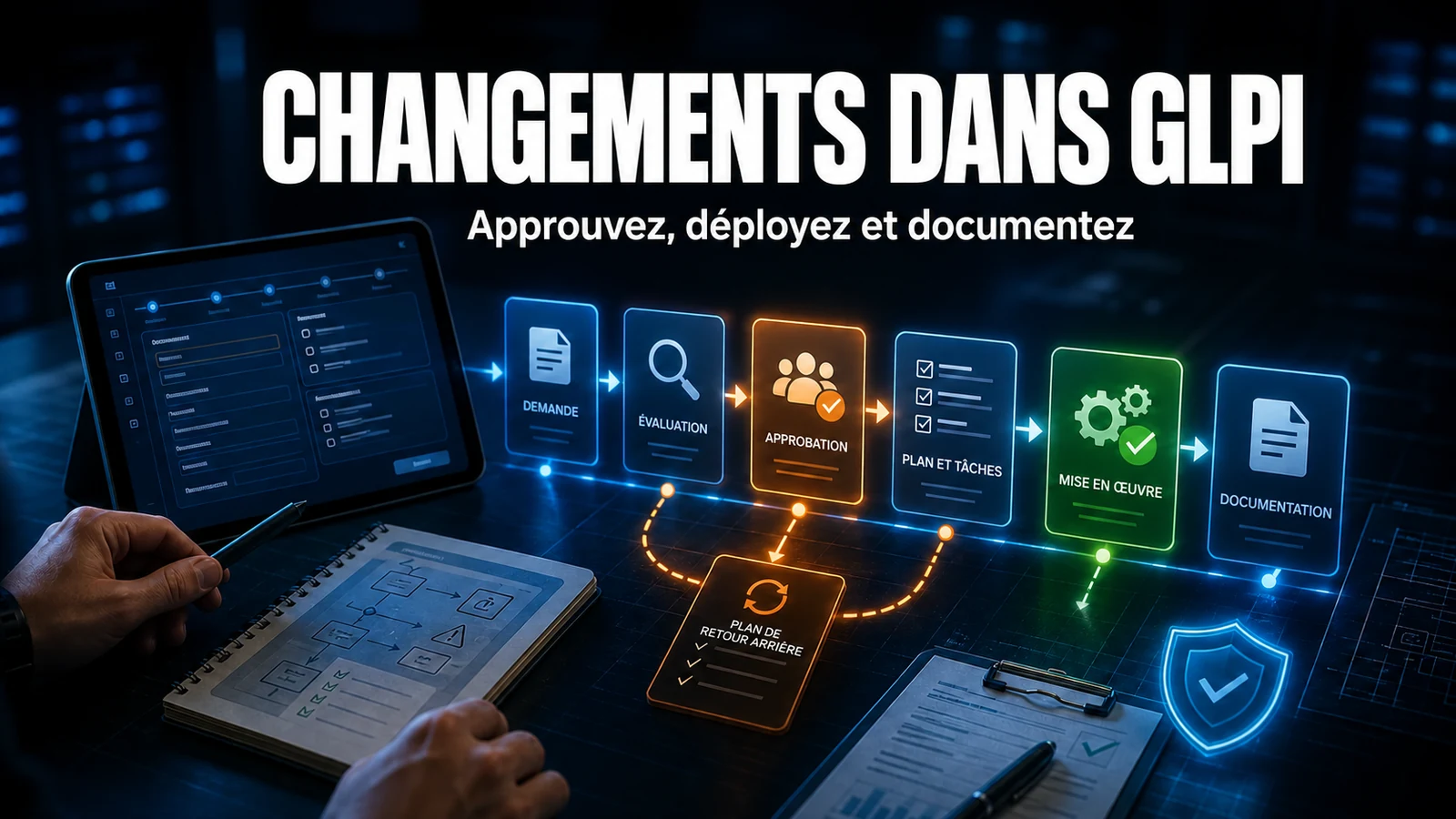 Gestion des changements avec GLPI : le cycle de vie complet