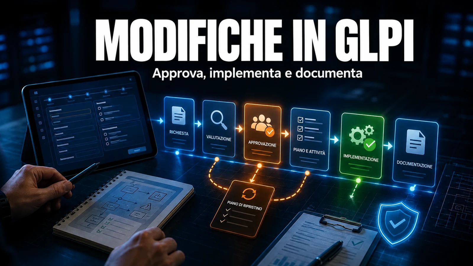 Gestione dei cambiamenti con GLPI: il ciclo di vita completo