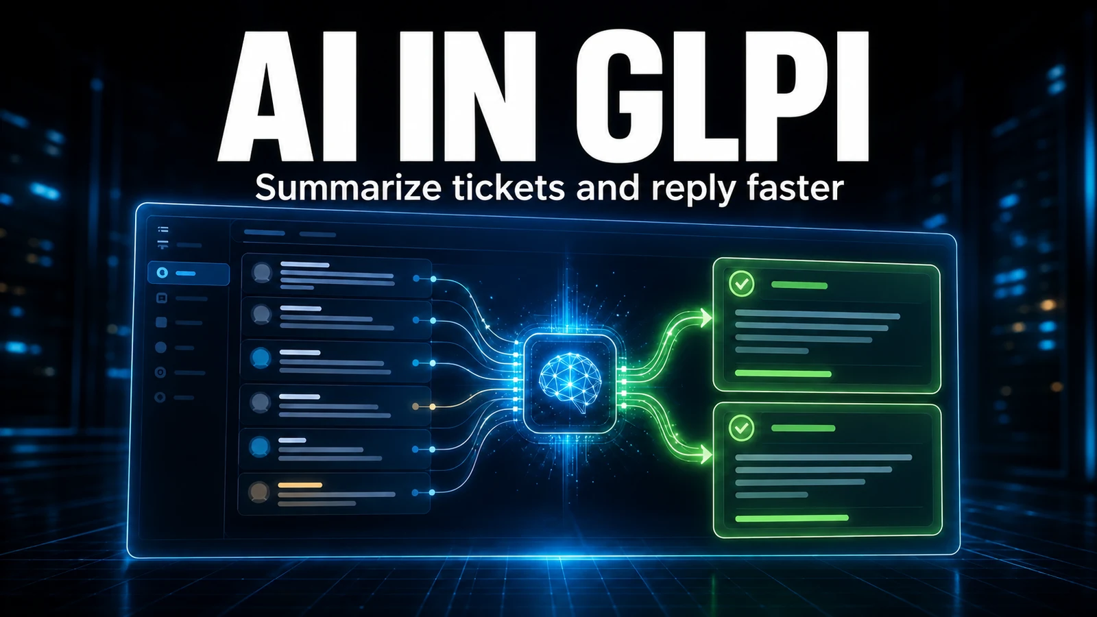 AI in GLPI: Summarize and Answer Tickets and Grow the Knowledge Base