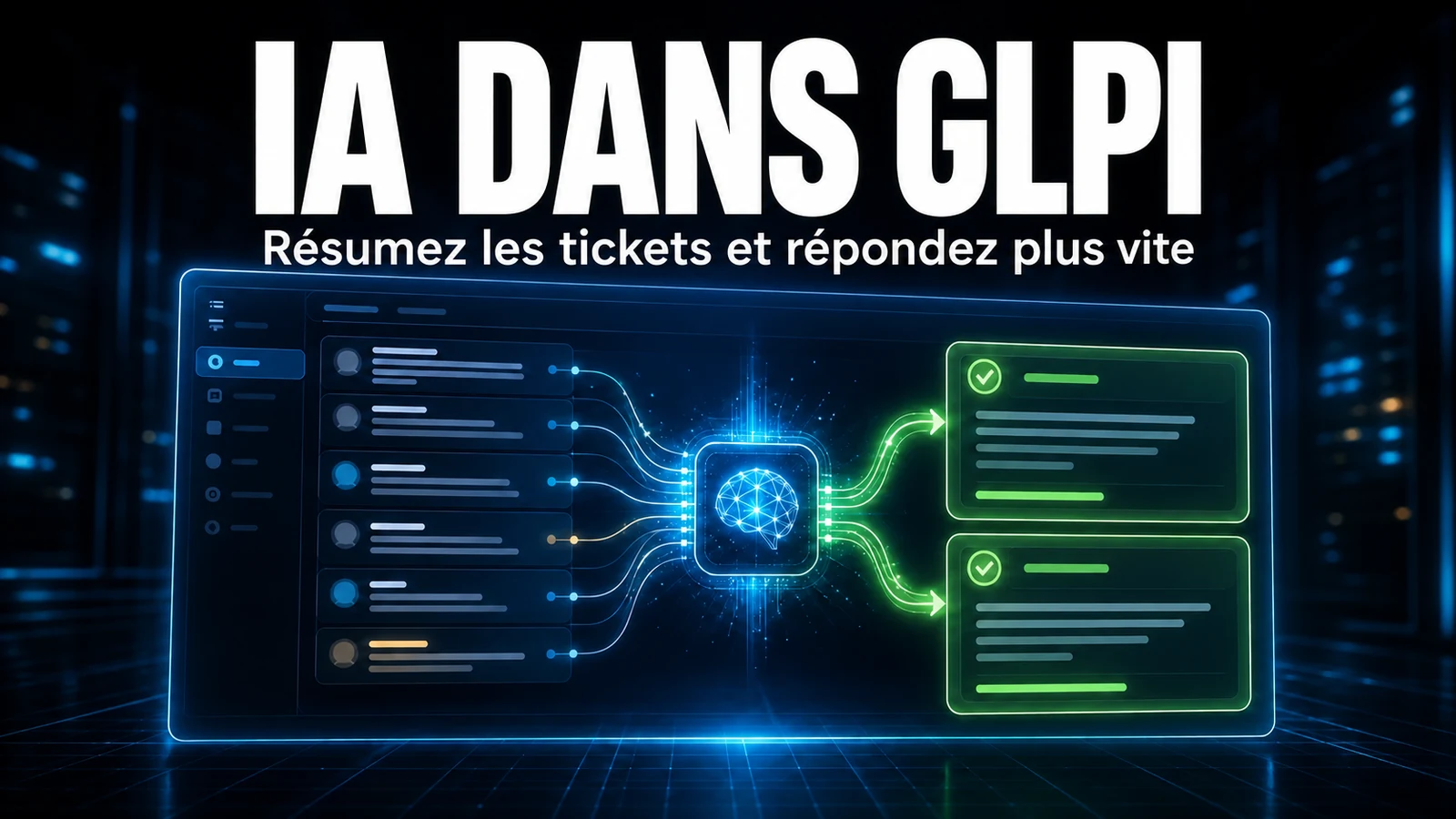 IA dans GLPI : résumer et répondre aux tickets et enrichir la base de connaissances