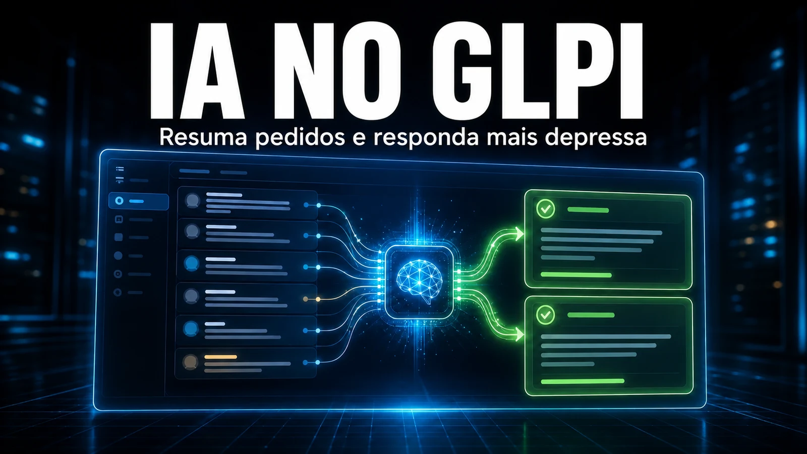 IA no GLPI: resumir e responder a chamados e alimentar a base de conhecimento