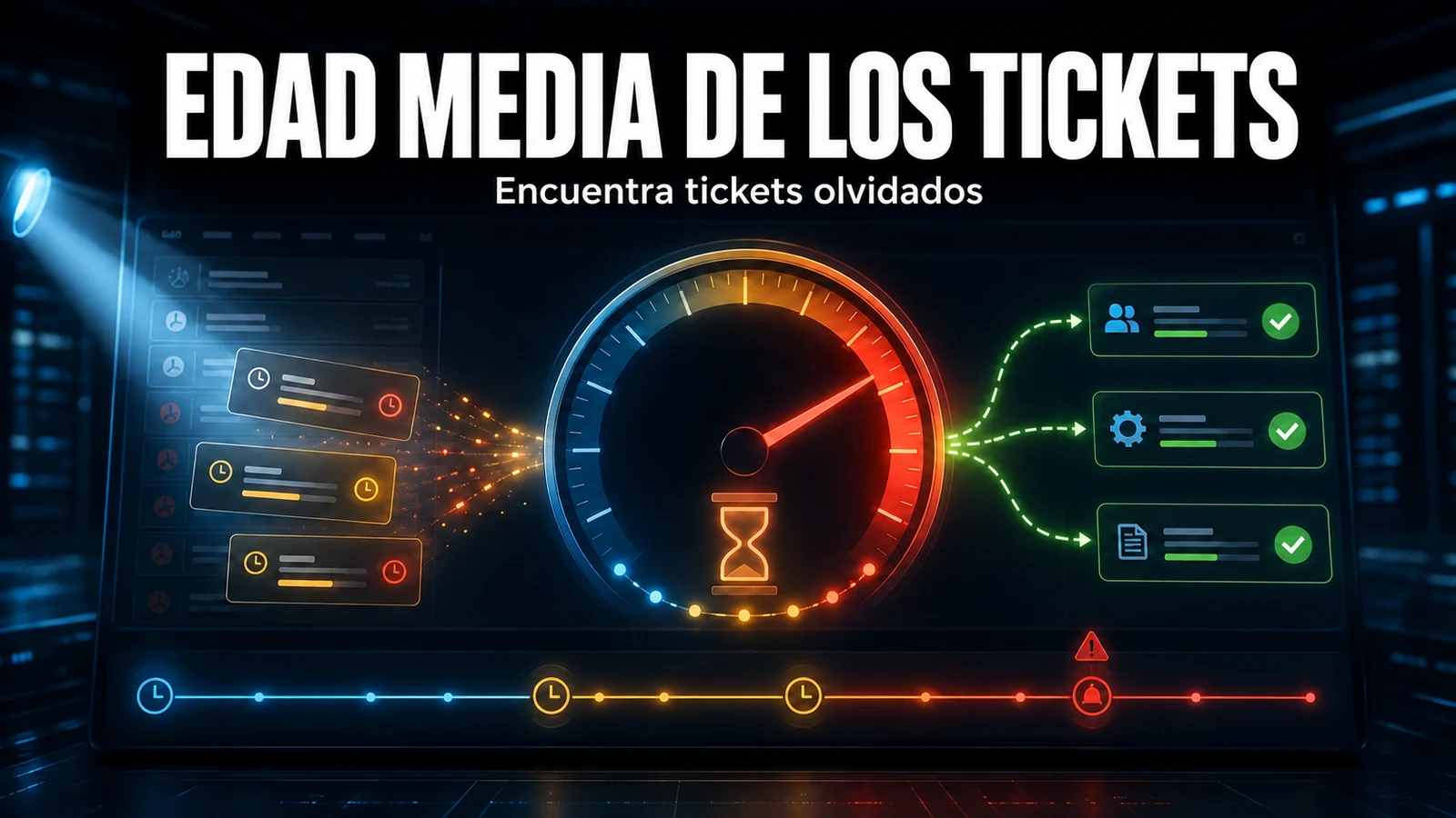 Antigüedad media de los tickets: el indicador que nadie mide en GLPI