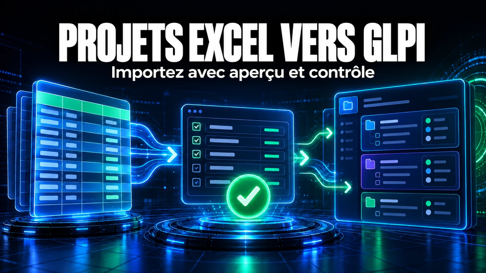 Importer des projets Excel dans GLPI et les garder à jour