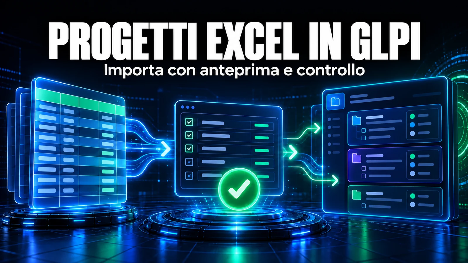 Importare progetti da Excel in GLPI e tenerli aggiornati