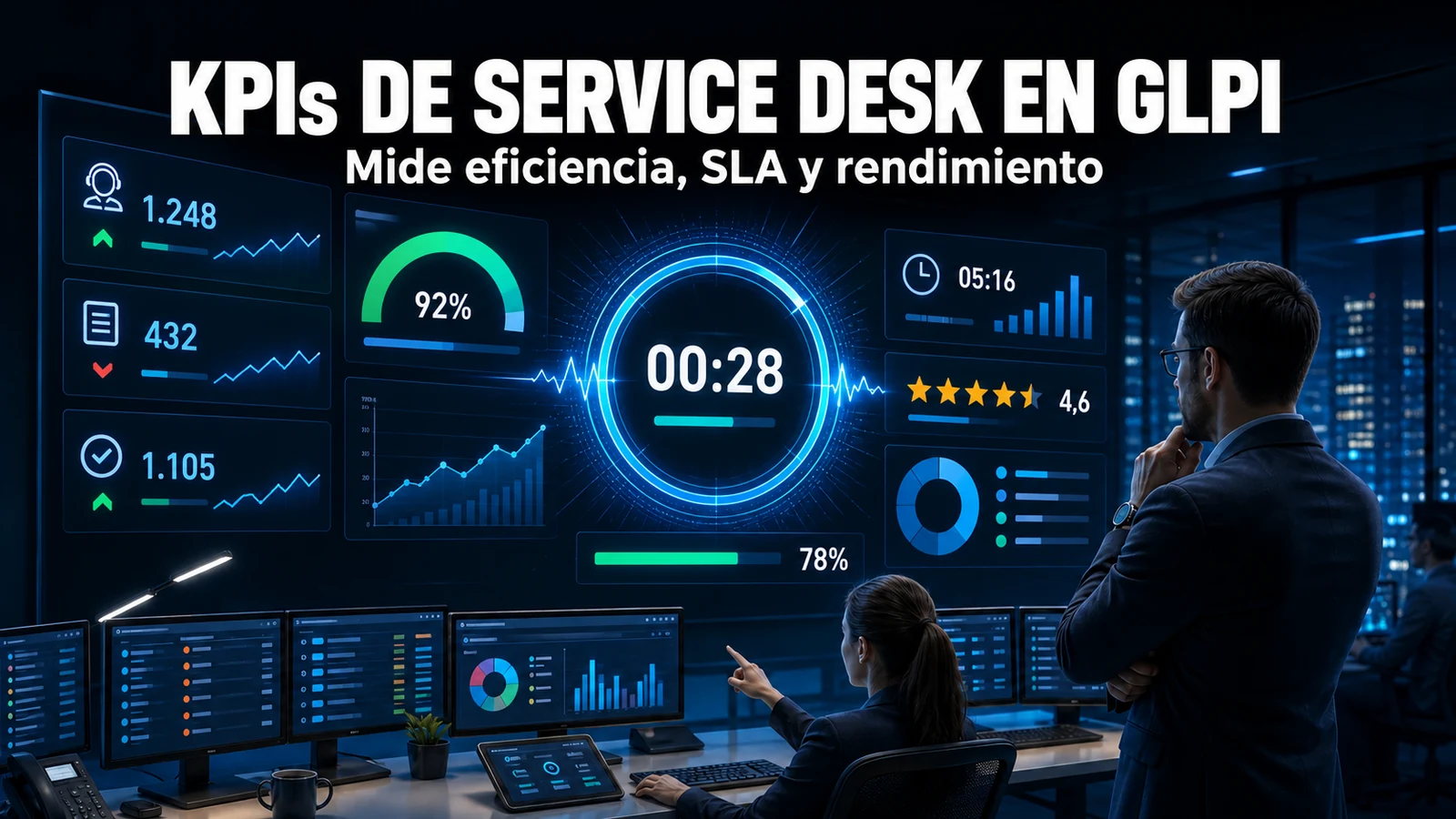KPIs e indicadores para el Service Desk en GLPI