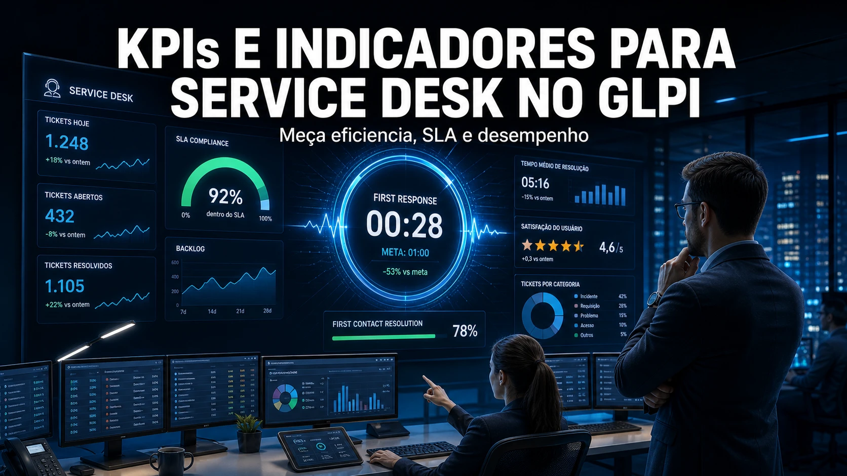 KPIs e Indicadores para Service Desk no GLPI
