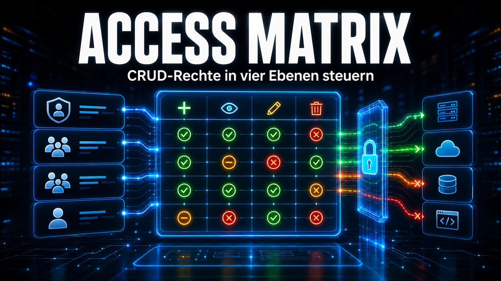 CRUD-Berechtigungen externer Systeme im GLPI mit Access Matrix steuern