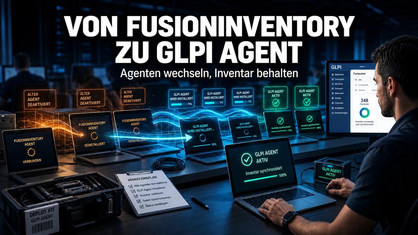 Migration von FusionInventory zu GLPI Agent: Schritt für Schritt