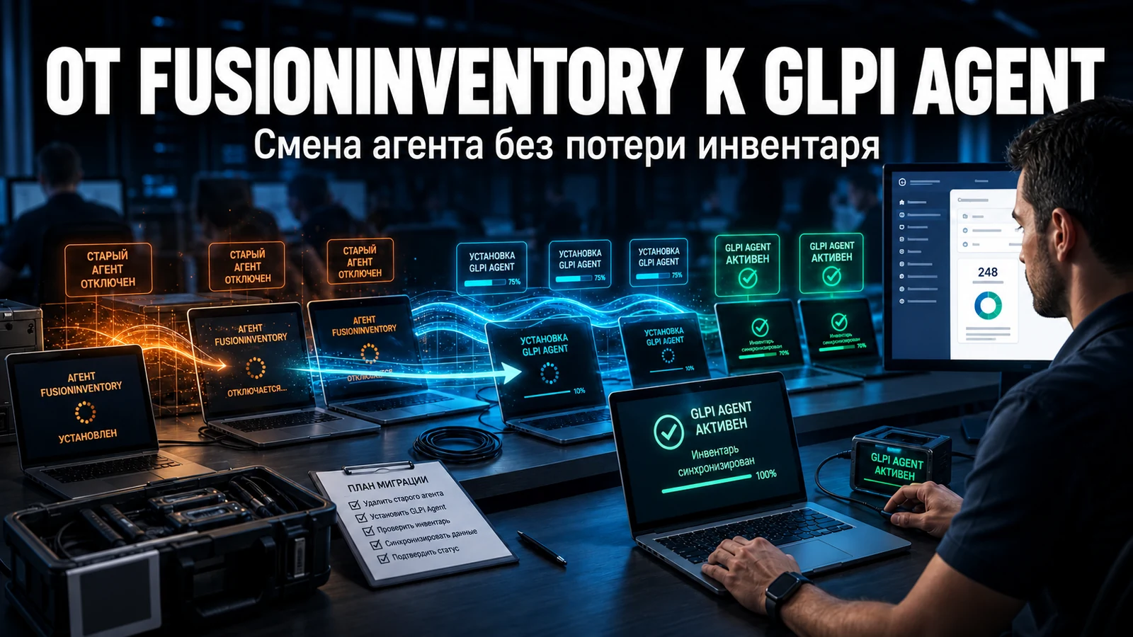 Миграция с FusionInventory на GLPI Agent: пошаговая инструкция