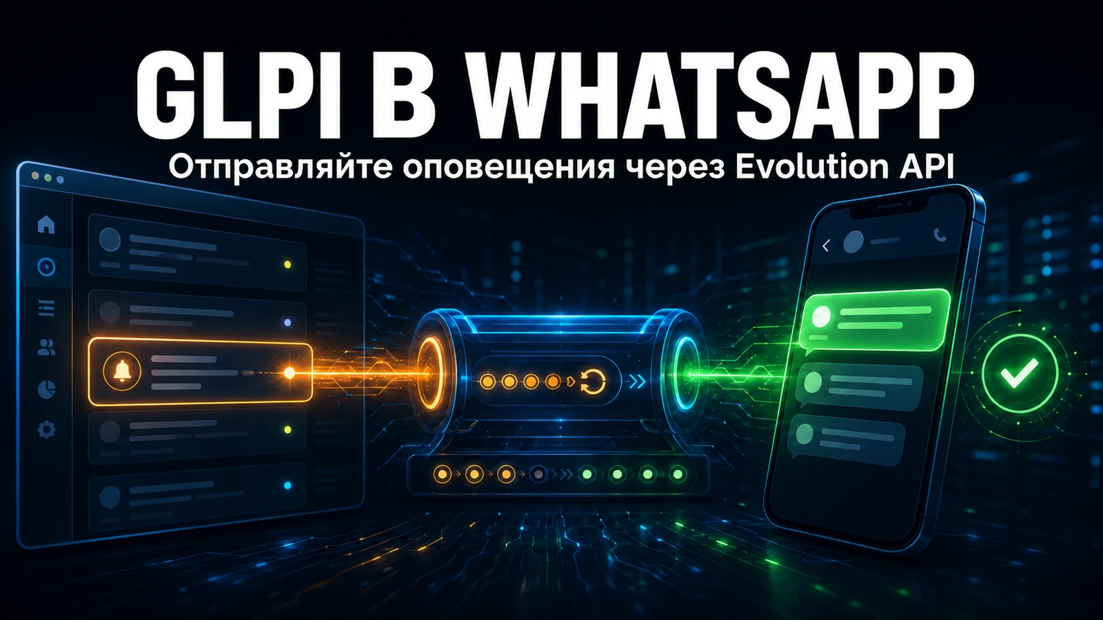 Уведомления GLPI в WhatsApp через Evolution API