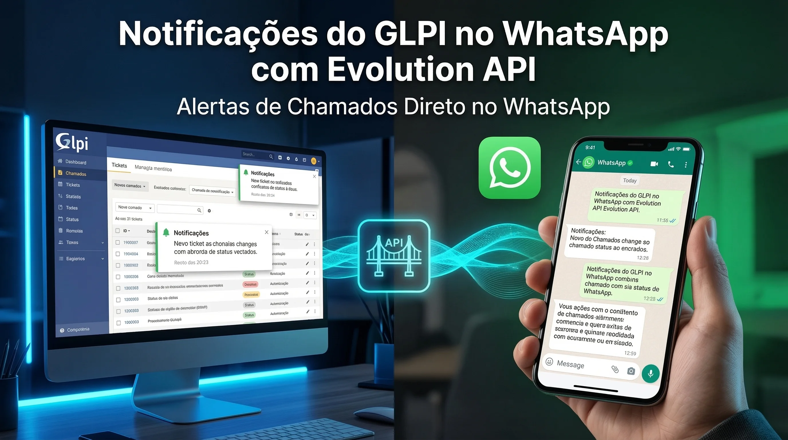 Notificaciones de GLPI en WhatsApp con Evolution API