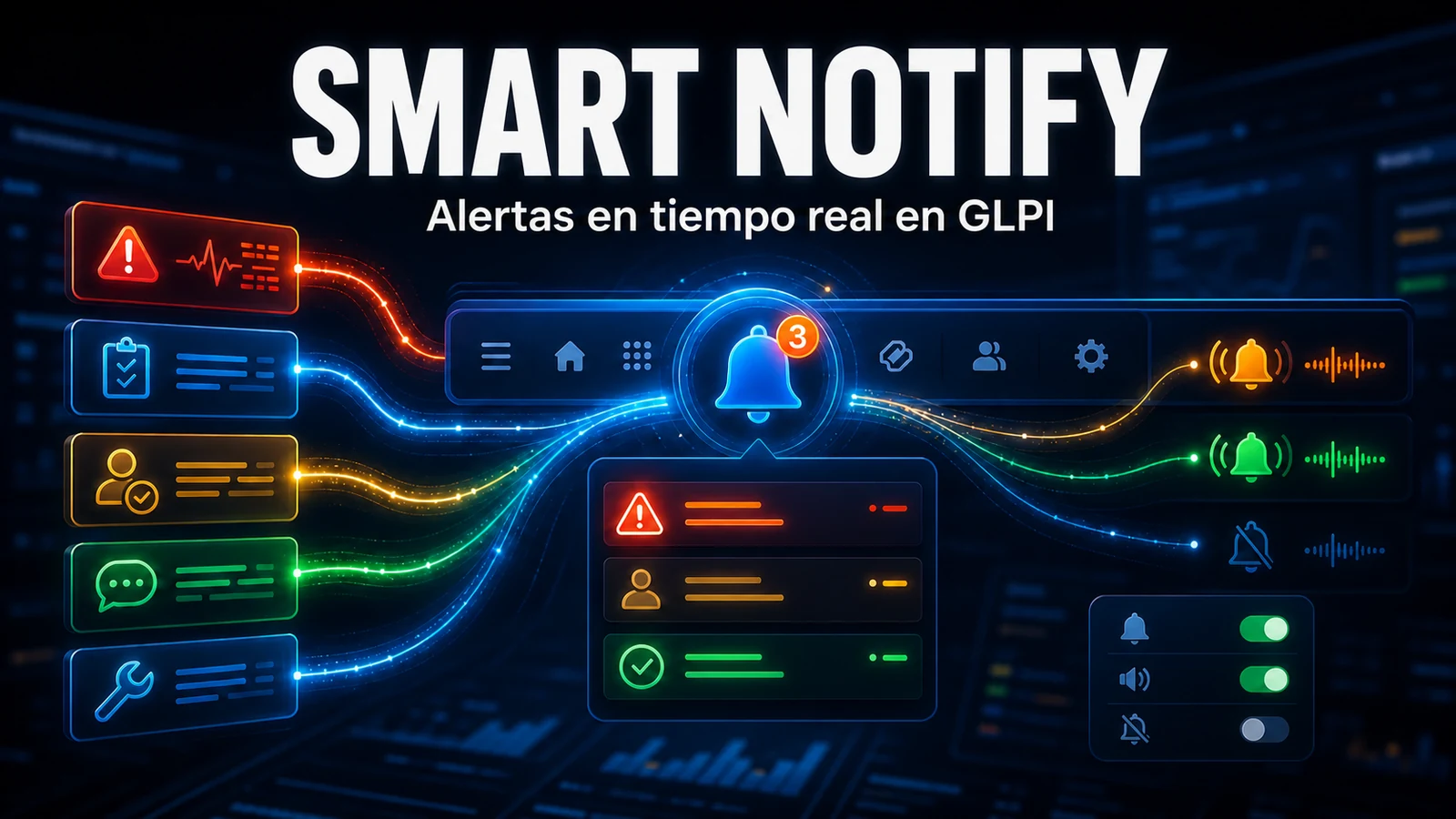 Notificaciones en tiempo real en GLPI con Smart Notify